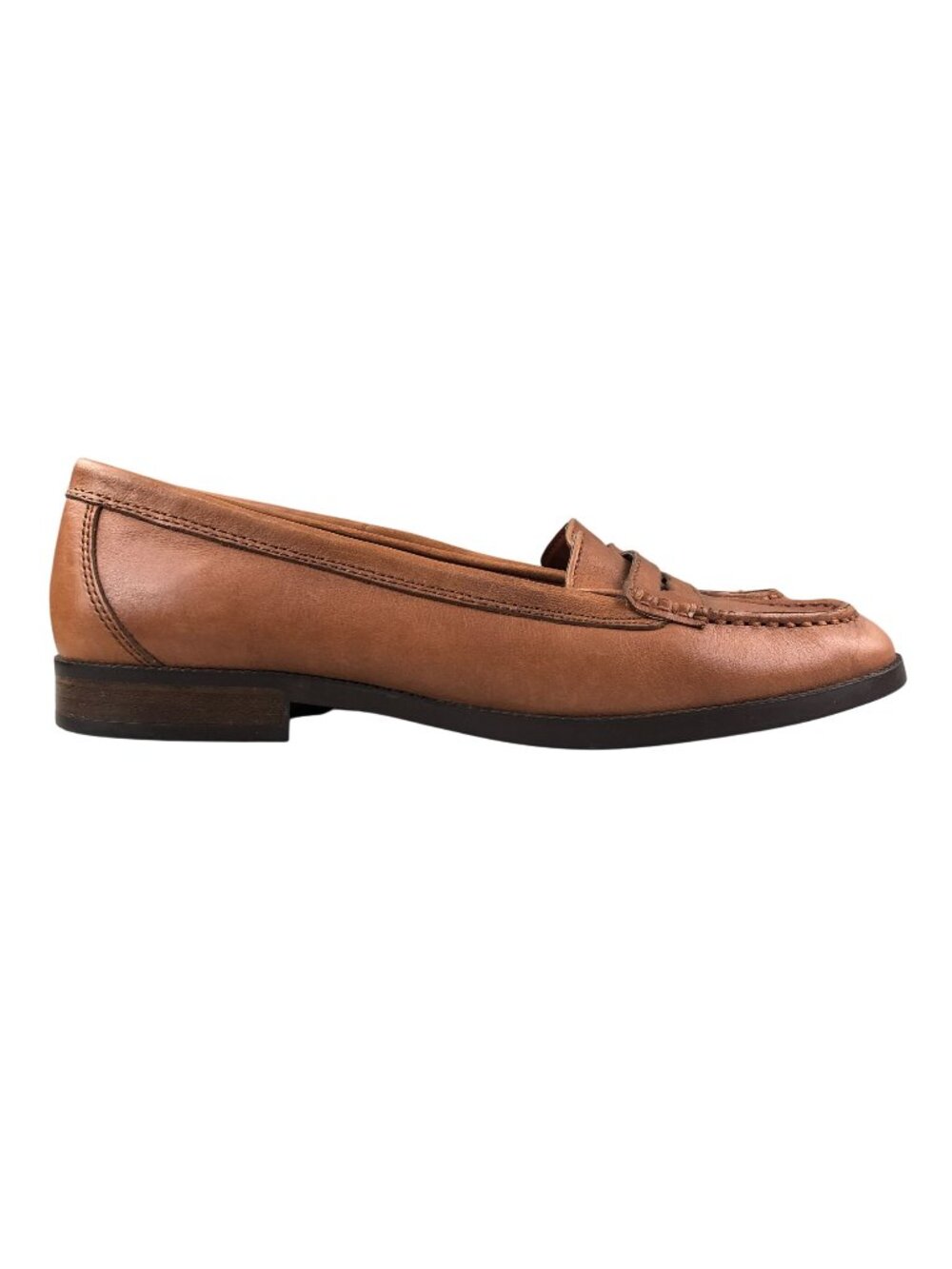 Lauren Ralph Lauren LRL Women's Size 8.5B Galia Brown Leather Flats Loafers